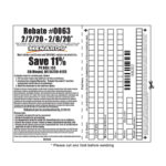 Menards 11 Rebate Form April 2022