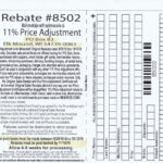 Menards Price Adjustment Rebate Form August 2022