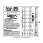 Menards Price Adjustment Rebate Form July 2022