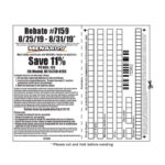 Menards Printable Rebate Form 2022