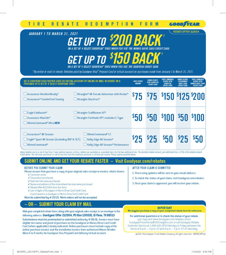 Menards Rebate 6119 Form