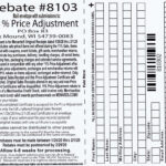 Menards Rebate Adjustment Form April 2022