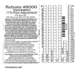 Menards Rebate Adjustment Form March 2022